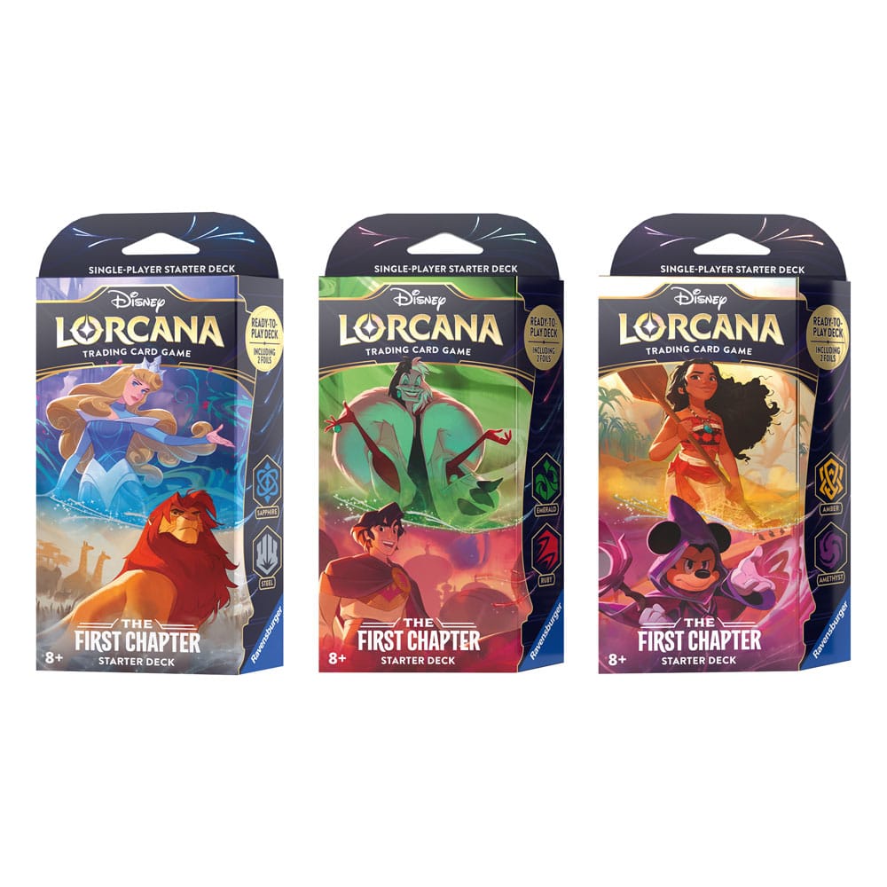 Disney Lorcana: The First Chapter Starter Deck - Sapphire & Steel (Aurora &  Simba) rendelés, bolt, webáruház